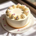 Gâteau Vanille Crème & Fleurs – 1kg