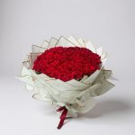 Amour Éternel – Bouquet Géant 100 Roses Rouges