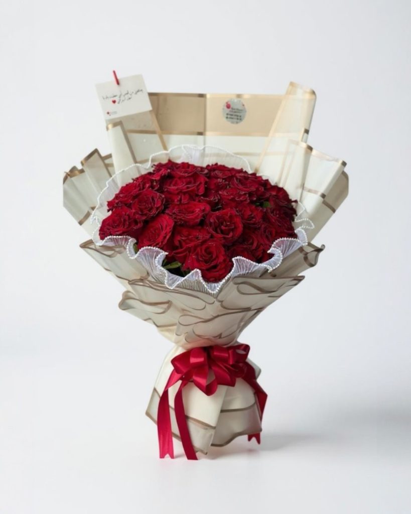 Medium Red Flower Bouquet
